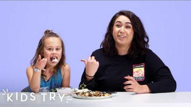 Video Kids Try Their Nanny's Favorite Childhood Food | Kids Try | HiHo Kids   türkçe