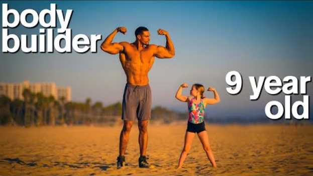 Video BODYBUILDER vs MY DAUGHTER - Adorable Fitness and Gymnastics Challenge em português