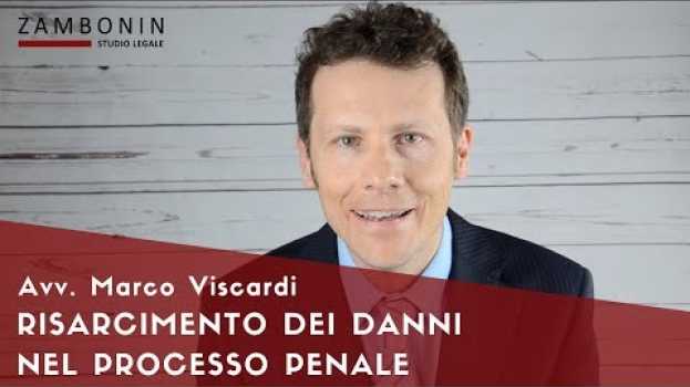 Video Risarcimento dei danni nel processo penale auf Deutsch