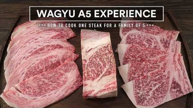 Video How to cook the WORLD'S BEST BEEF - Japanese WAGYU A5 Steak Experience!   türkçe