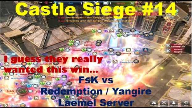 Видео They really wanted this win! – Redemption/Yangire vs FsK – Castle Siege 14 - L2R на русском