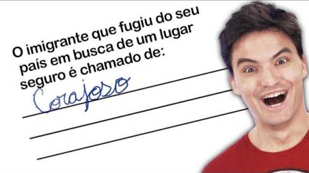 Video RESPOSTAS DE PROVAS MAIS ENGRAÇADAS [+10] en español