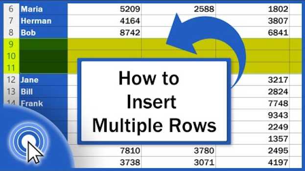 Video How to Insert Multiple Rows in Excel (The Simplest Way) em português