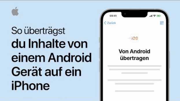 Video So überträgst du Inhalte von einem Android Gerät auf ein iPhone | Apple Support   türkçe