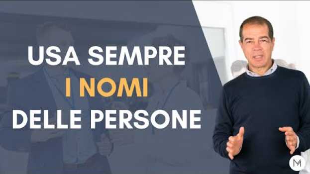 Video Usa sempre i nomi delle persone en español