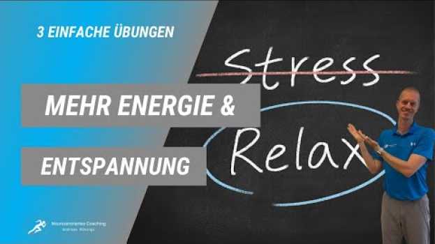 Video 3 Übungen für mehr Energie und Entspannung im stressigen Alltag, durch Vagus Aktivierung   türkçe