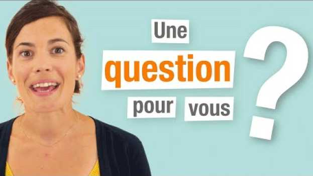 Video ❔ Question de prononciation pour vous ... en español