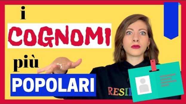 Video Quali sono i Cognomi più diffusi in Italia? Ecco la Classifica Ufficiale e la loro ORIGINE 🤓 auf Deutsch