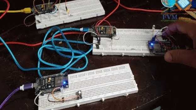 Video Comunicação entre 4 ESP8266 com central ESP, e com Roteador. "Código Explicado" auf Deutsch