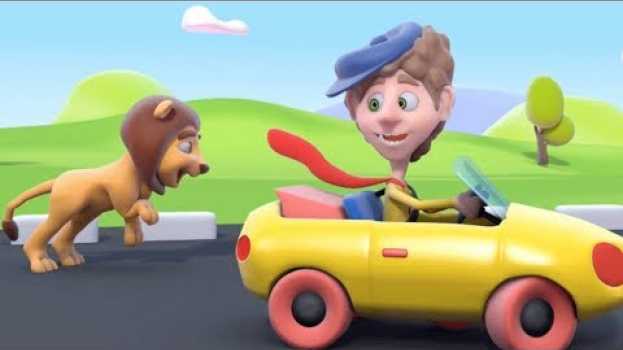 Video Driving My Car Song | 3D Rhymes Transportation Songs | Learn English Kids po polsku