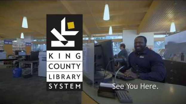 Video Our Town, Our Library. Bellevue em português