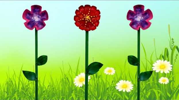 Video Fleurs faciles avec une bouteille en plastique in English