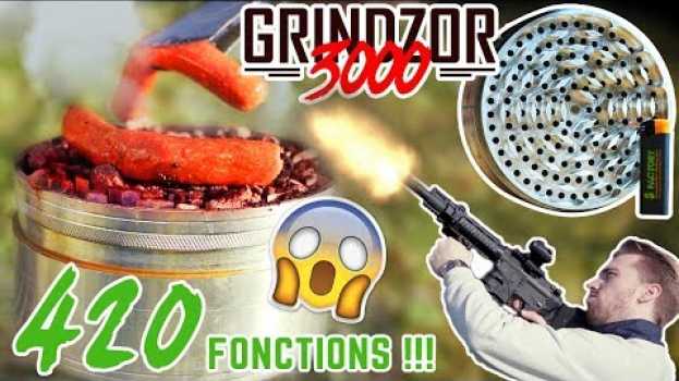 Video ON TESTE LE PLUS GROS GRINDER DU MONDE !! (3000€)   türkçe