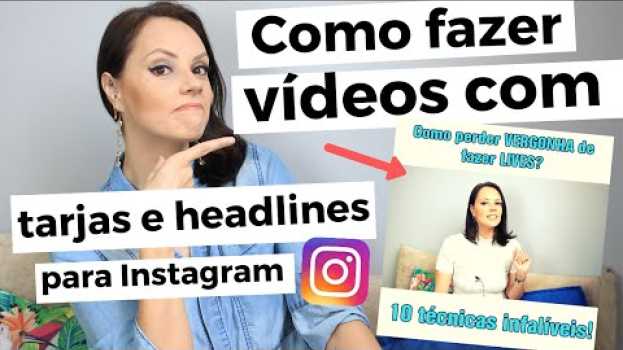 Video Como fazer VÍDEO com TARJAS e LEGENDAS em cima e embaixo pelo PC (para Instagram) en español