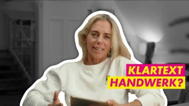Video KLARTEXT: Handwerkerkind. Wie wichtig ist das Handwerk heute? en français