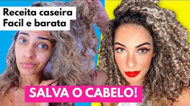 Video A MELHOR receita caseira pra RECUPERAR OS CACHOS RESSECADOS com skala  babosa@Faladantas auf Deutsch