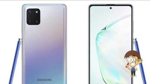 Video Samsung Galaxy Note 10 Lite выглядит вот так. Официальные рендеры. em português