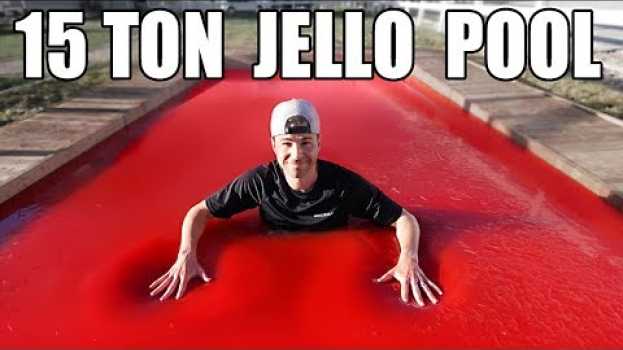 Video World's Largest Jello Pool- Can you swim in Jello?   türkçe