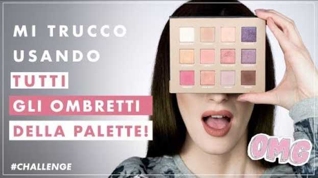 Video MI TRUCCO USANDO TUTTI GLI OMBRETTI DELLA PALETTE 😱 #challenge   türkçe