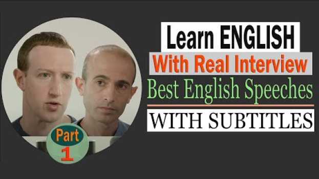 Video Mark Zuckerberg - Yuval Noah Harari in Conversation | Part 01 | Best English Speeches With Subtitles en français