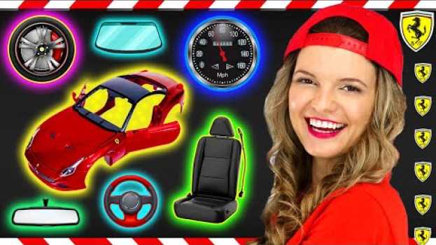 Video Learn Car Parts for Toddlers - Windshield, Tires, Rims & More | Speedie DiDi Toddler Learning Video em português