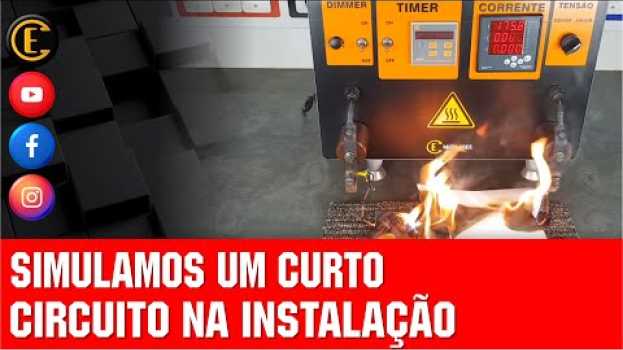 Video SIMULAMOS UM CURTO CIRCUITO EM INSTALAÇÃO ELÉTRICA! CHEGOU A PEGAR FOGO.O RESULTADO É ASSUSTADOR. 🔥😱 en français