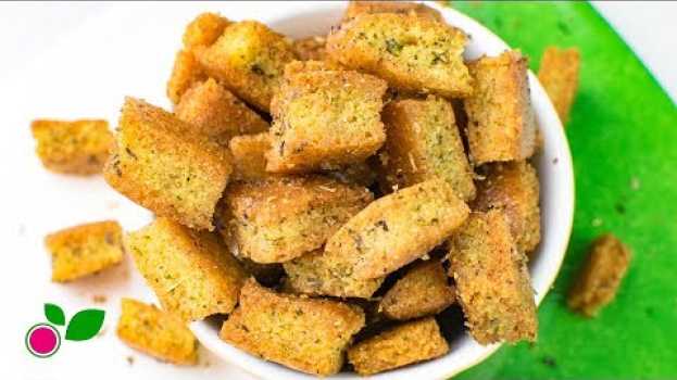 Video 🥗 Crutones Low-Carb | Sin Azúcar | Sin Harinas Refinadas | Yo +Green su italiano