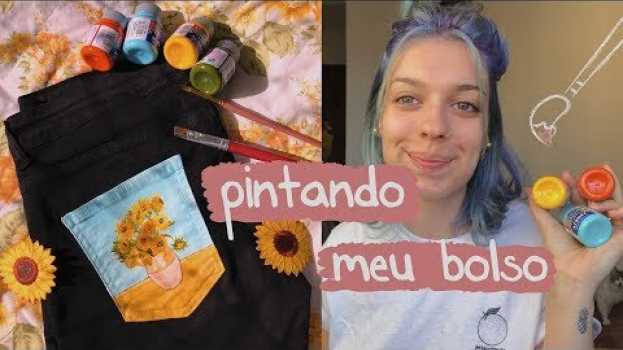 Video PINTANDO O BOLSO DA MINHA CALÇA en español