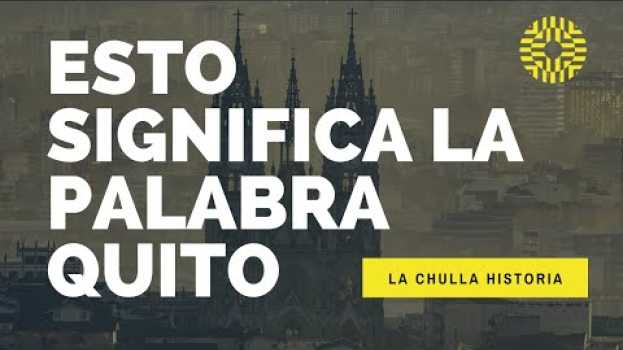 Video Esto significa la palabra QUITO   türkçe