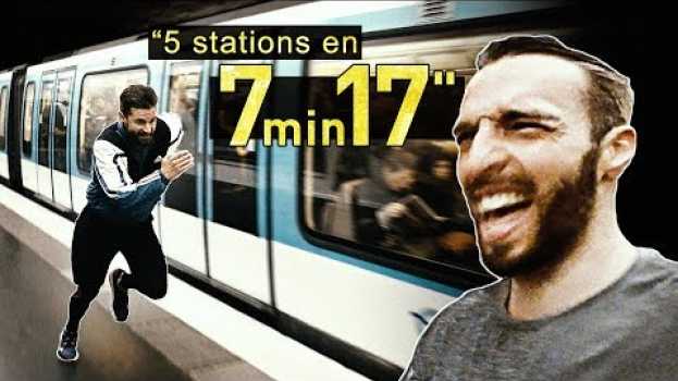 Video COURIR PLUS VITE QUE LE MÉTRO PARISIEN ?! 🚇 ft @CharlesMelanie po polsku