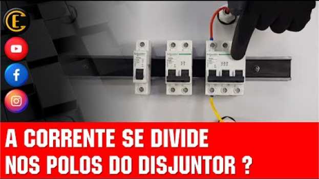 Video SERÁ QUE A CORRENTE ELÉTRICA DIVIDE NOS POLOS DO DISJUNTOR TRIPOLAR? |ELÉTRICA EM 1 MINUTO| en français