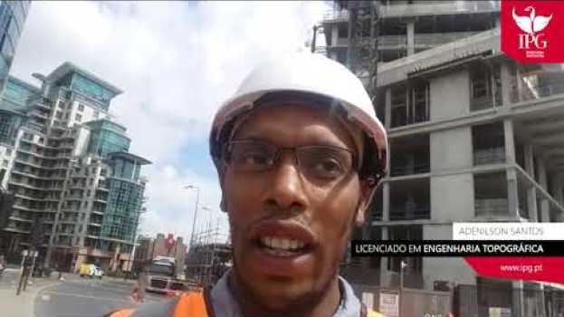 Video Testemunho de Adenilson Santos, licenciado em Engenharia Topográfica in English