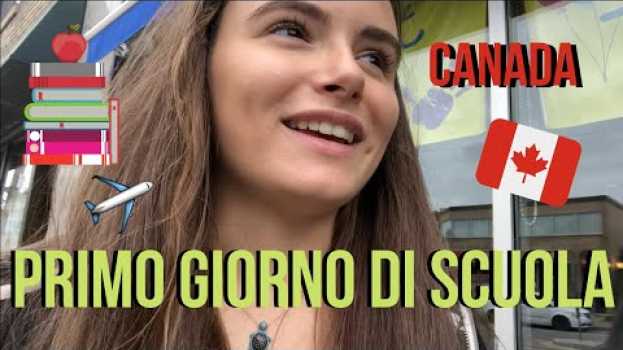 Video IL MIO PRIMO GIORNO DI SCUOLA IN CANADA!!! | Marty po polsku