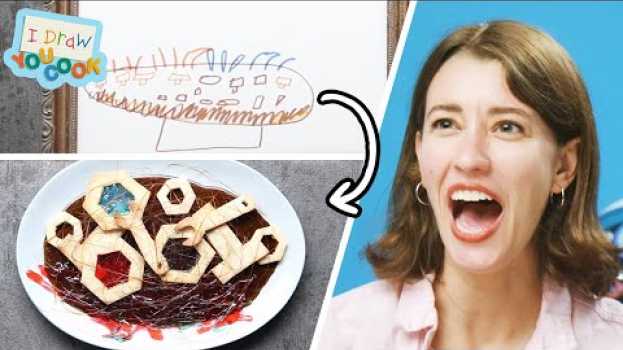 Video Can These Chefs Turn This Robot Drawing into Actual Food? • Tasty   türkçe