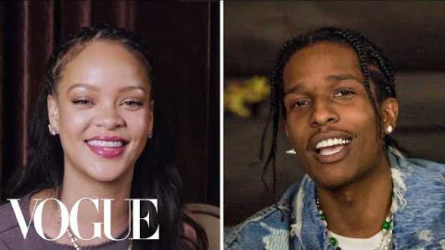 Video Rihanna Answers 15 Questions From A$AP Rocky | Vogue en français