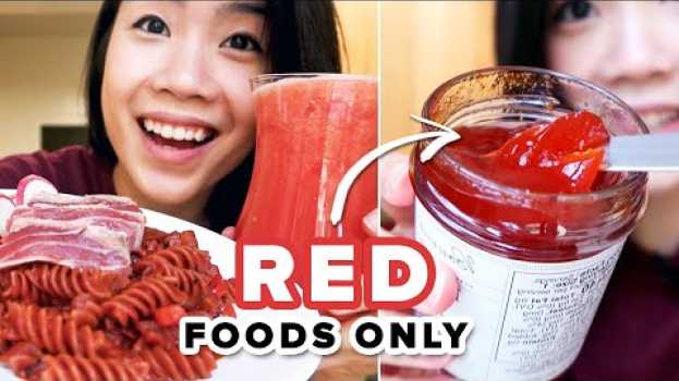 Video I Only Ate Red Foods For 24 Hours po polsku