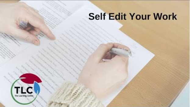 Видео Self-Edit your Work на русском