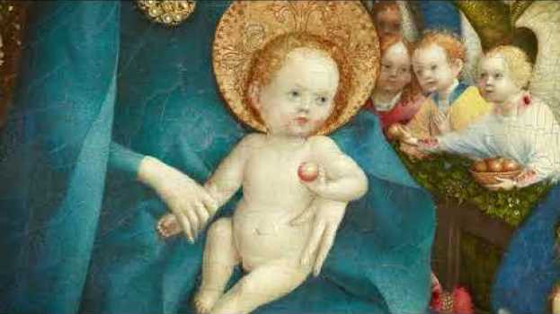 Video Erzähl mir Kunst: Muttergottes in der Rosenlaube in English