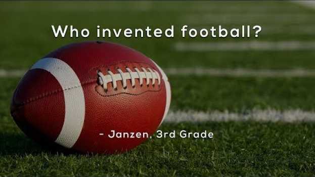 Video Who invented football? auf Deutsch