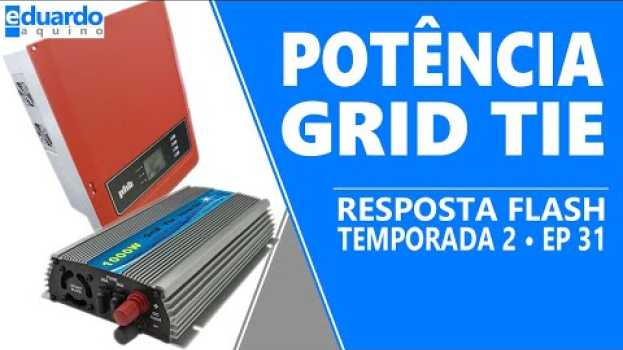 Video Casa TODA no Inversor ON GRID Por Que Ele Não Queima?   türkçe
