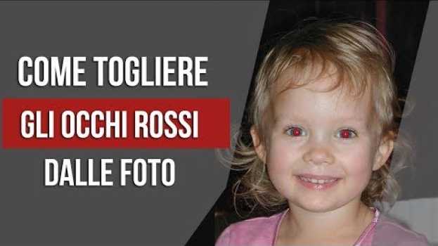 Video 👁 Come togliere gli occhi rossi da una foto in 1 click em português