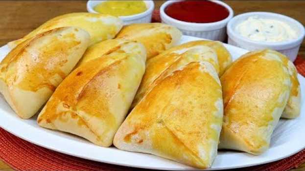 Видео A MELHOR ESFIHA FECHADA QUE VOCÊ JÁ COMEU I TRÊS RECHEIO DELICIOSOS на русском
