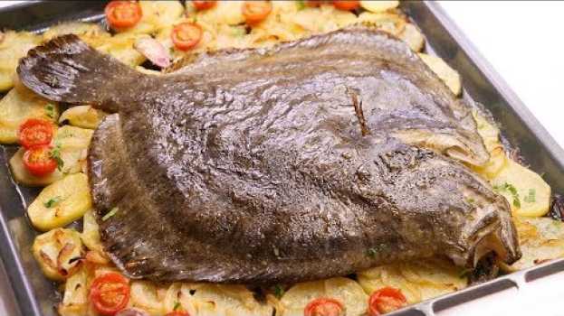 Video Rodaballo al Horno con Patatas | Receta de Pescado muy Fácil y Deliciosa en français