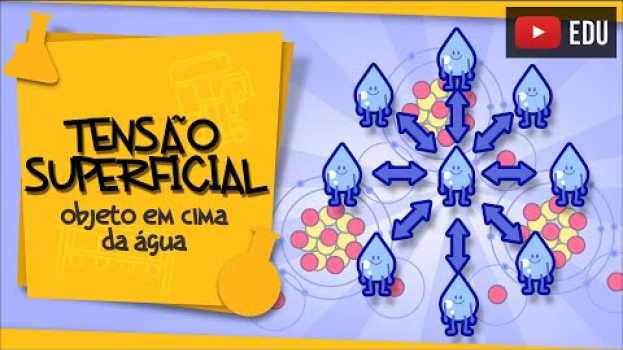 Video Tensão Superficial - caminhando sobre a água in English
