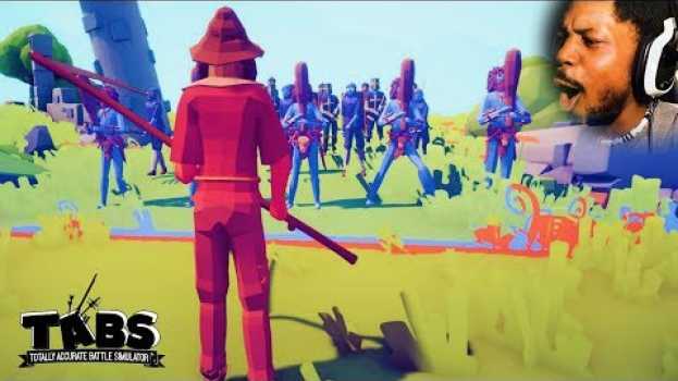 Video I'M GETTING TOO HYPE PLAYING THIS | TABS: Totally Accurate Battle Simulator #2 em português