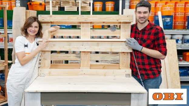 Видео Come creare una scrivania a muro con un pallet на русском