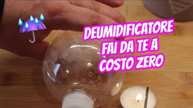 Video Costruiamo un deumidificatore con 0,20 centesimi di euro en français