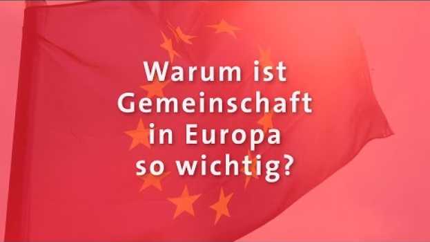 Video Update für Europa 2020: Warum ist Gemeinschaft in Europa so wichtig? su italiano