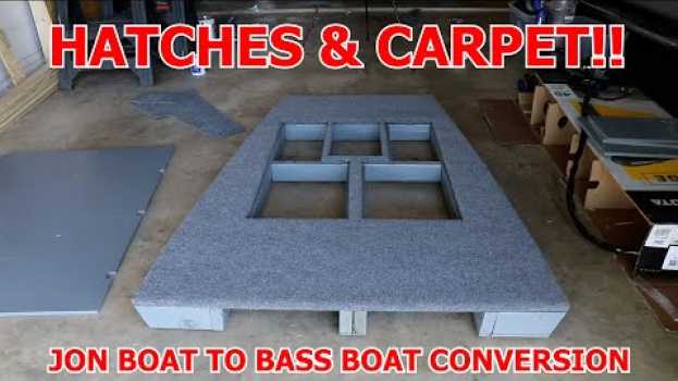 Video JON BOAT Budget Build I Cutting out HATCHES And CARPET!!   türkçe