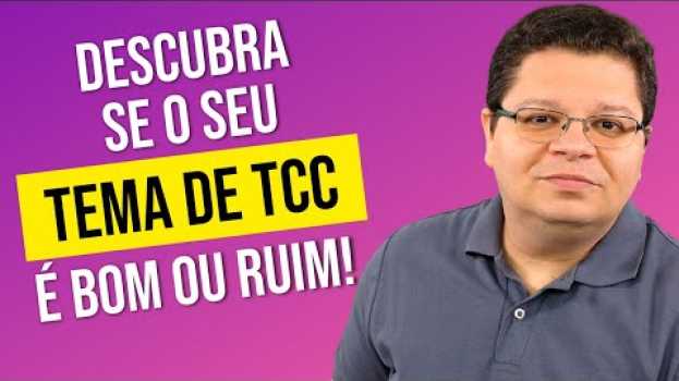 Video Temas para TCC - Como saber se o seu assunto é bom?   türkçe